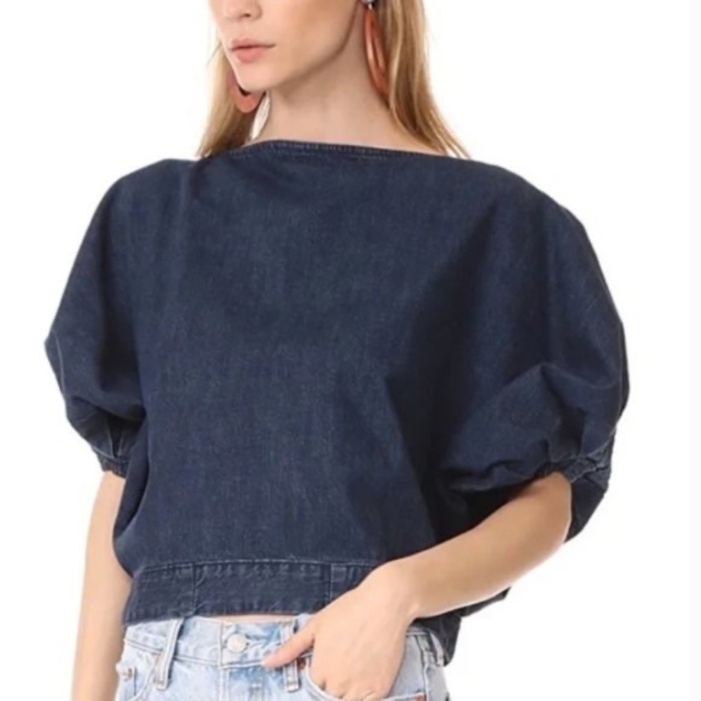 NWOT Rachel Comey Vital Denim Top - Medium